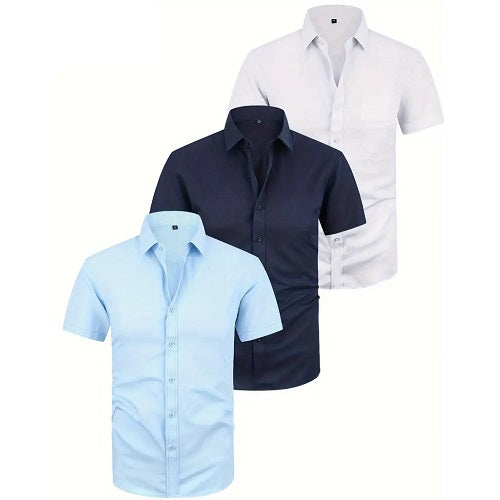 Casual Men’s Shirts-Pack of 3