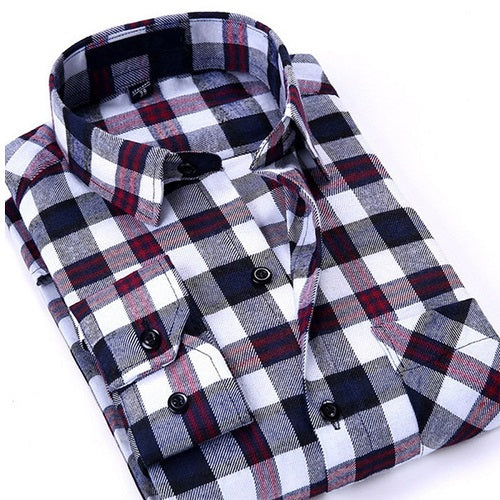 Check Slim Shirts-Pack of 3