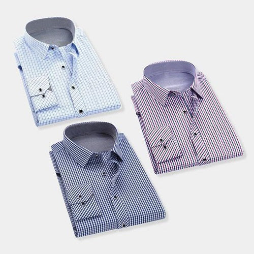 Classic Men’s Shirts-Pack of 3