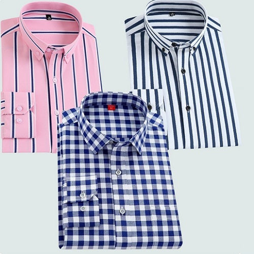 Formal Monday Shirts-Pack of 3