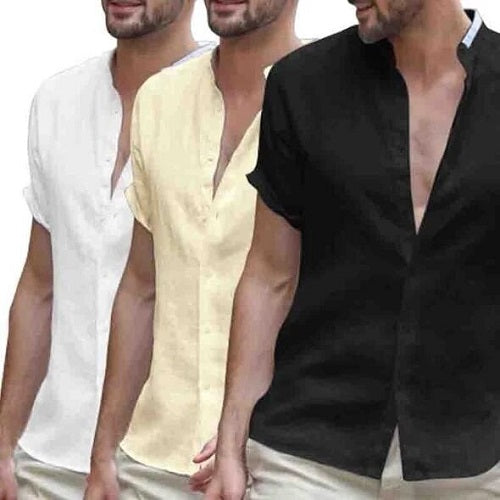 Cotton Half Shirts-Pack of 3